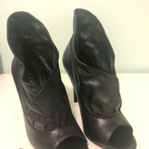 Aldo black leather elegant shoes